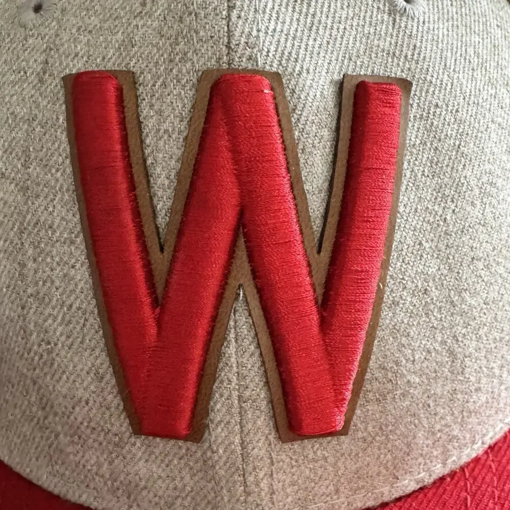 Washington Senators New Era 59Fifty Fitted Hat 7 1/2 Red & Gray